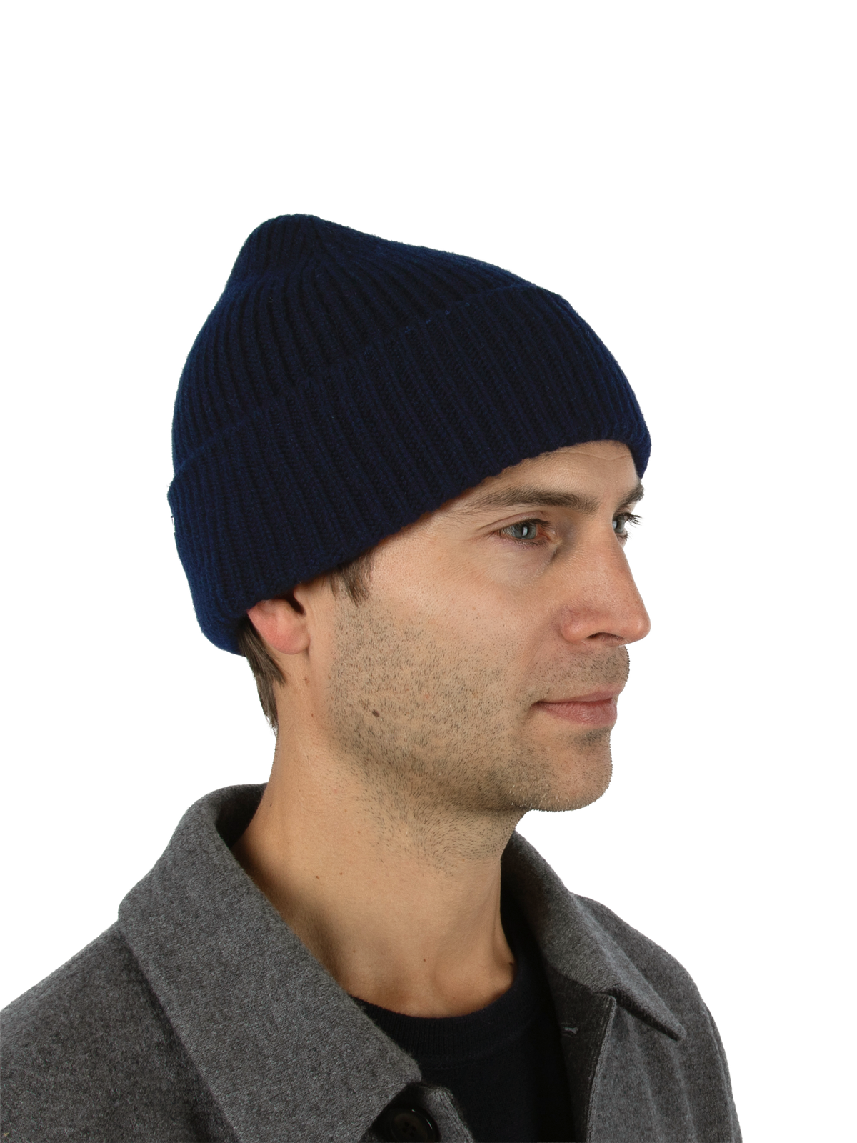 Beanie Cashmere Wool Dusk Navy