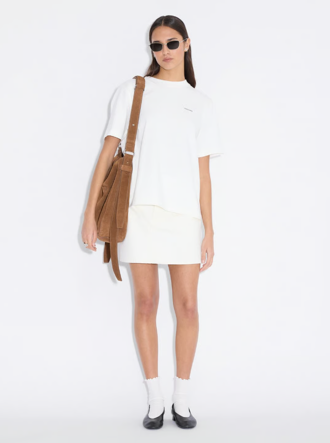 W Relaxed Tee White