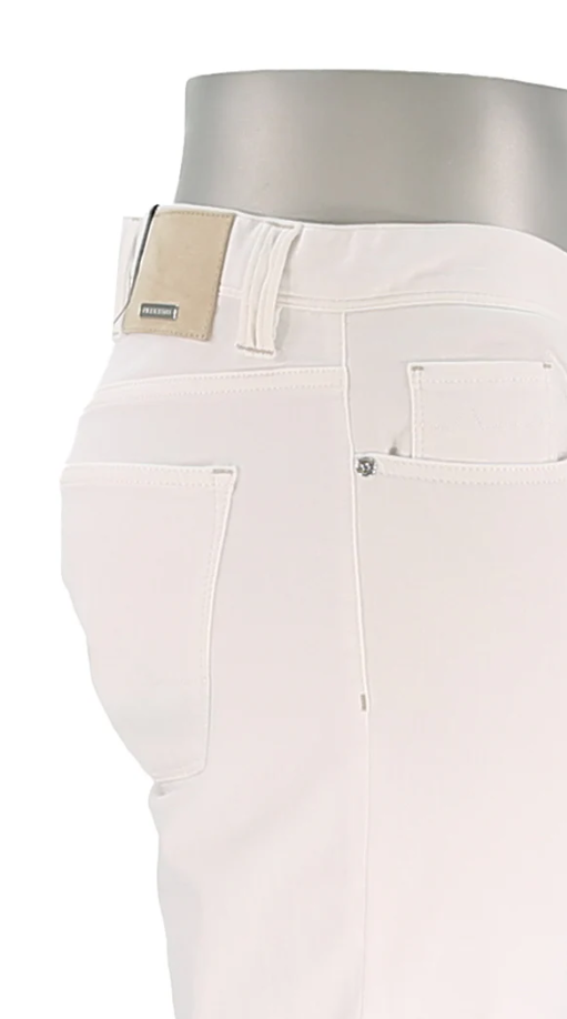 PIPE SUPERSTRETCH COLOURED DENIM WHITE