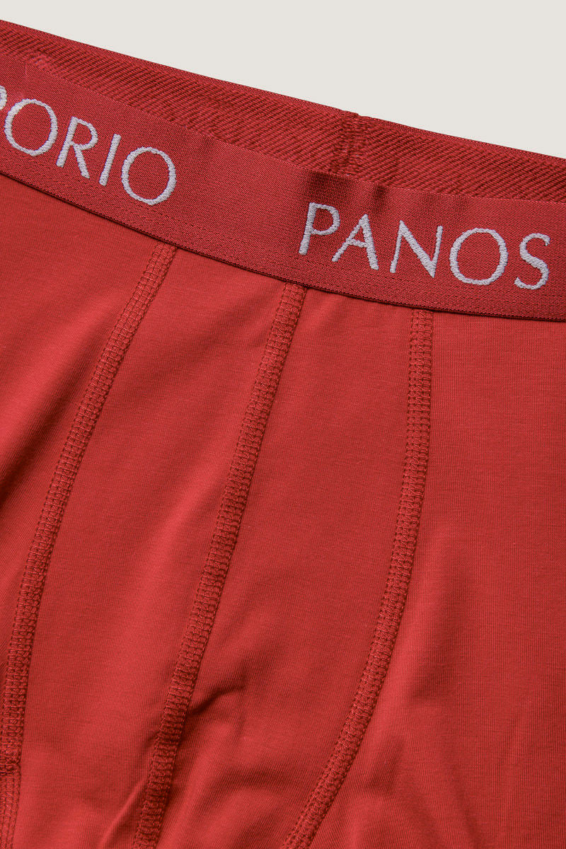 3pk Base Bamboo Boxer Navy/lipstick red/water