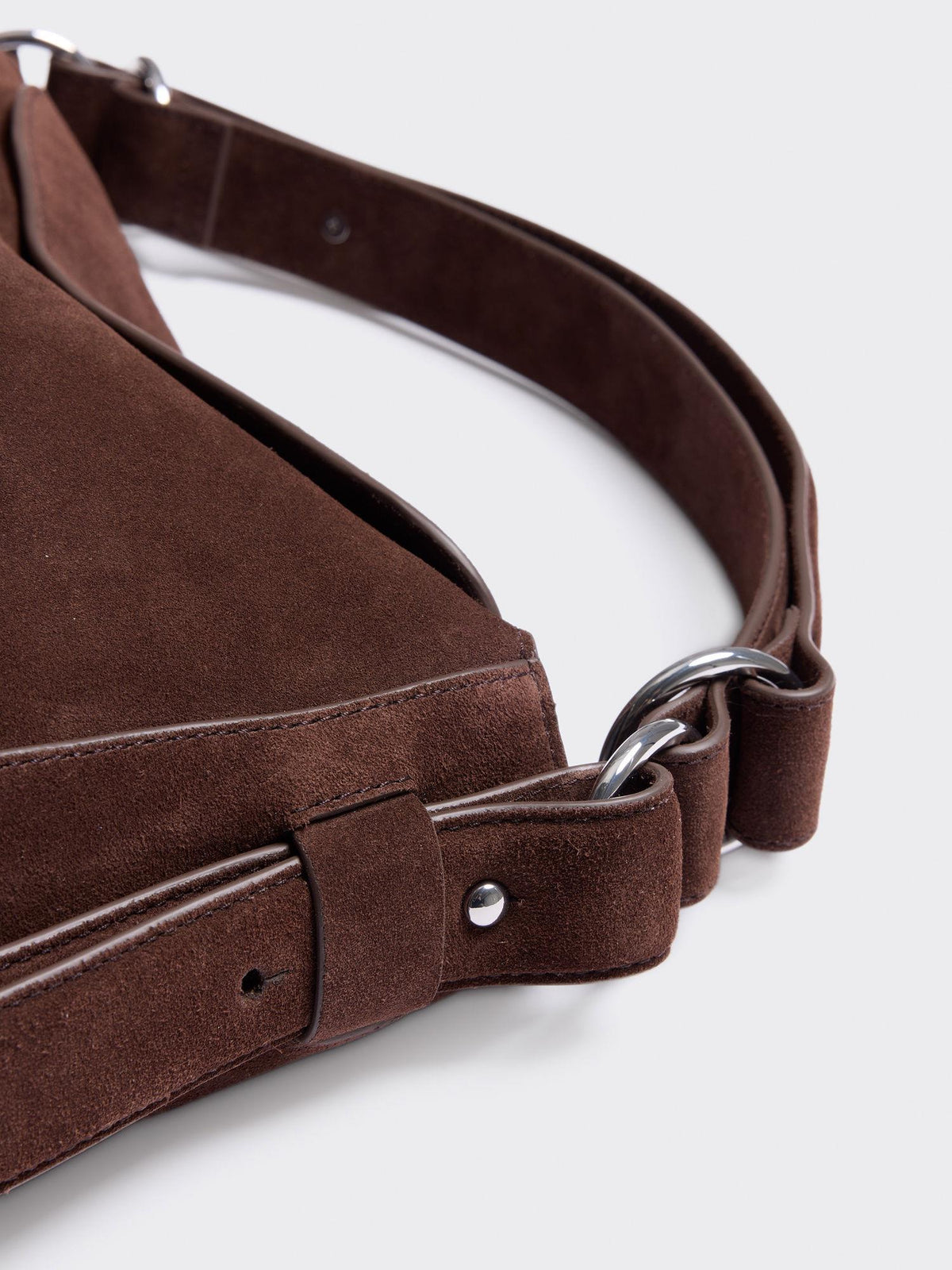 Bud Slouchy Suede Tote Bag Brown