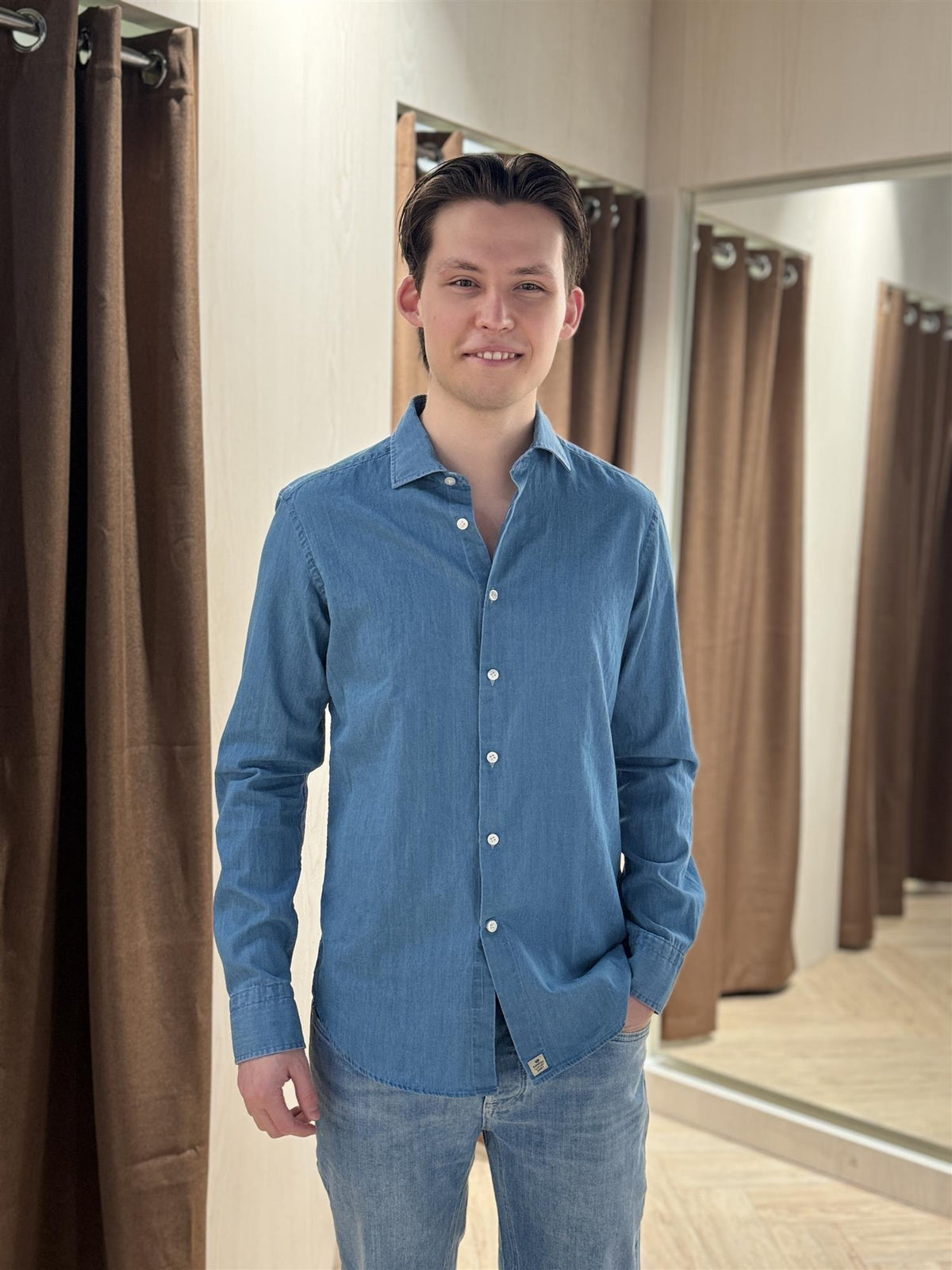 Blue Denim Shirt