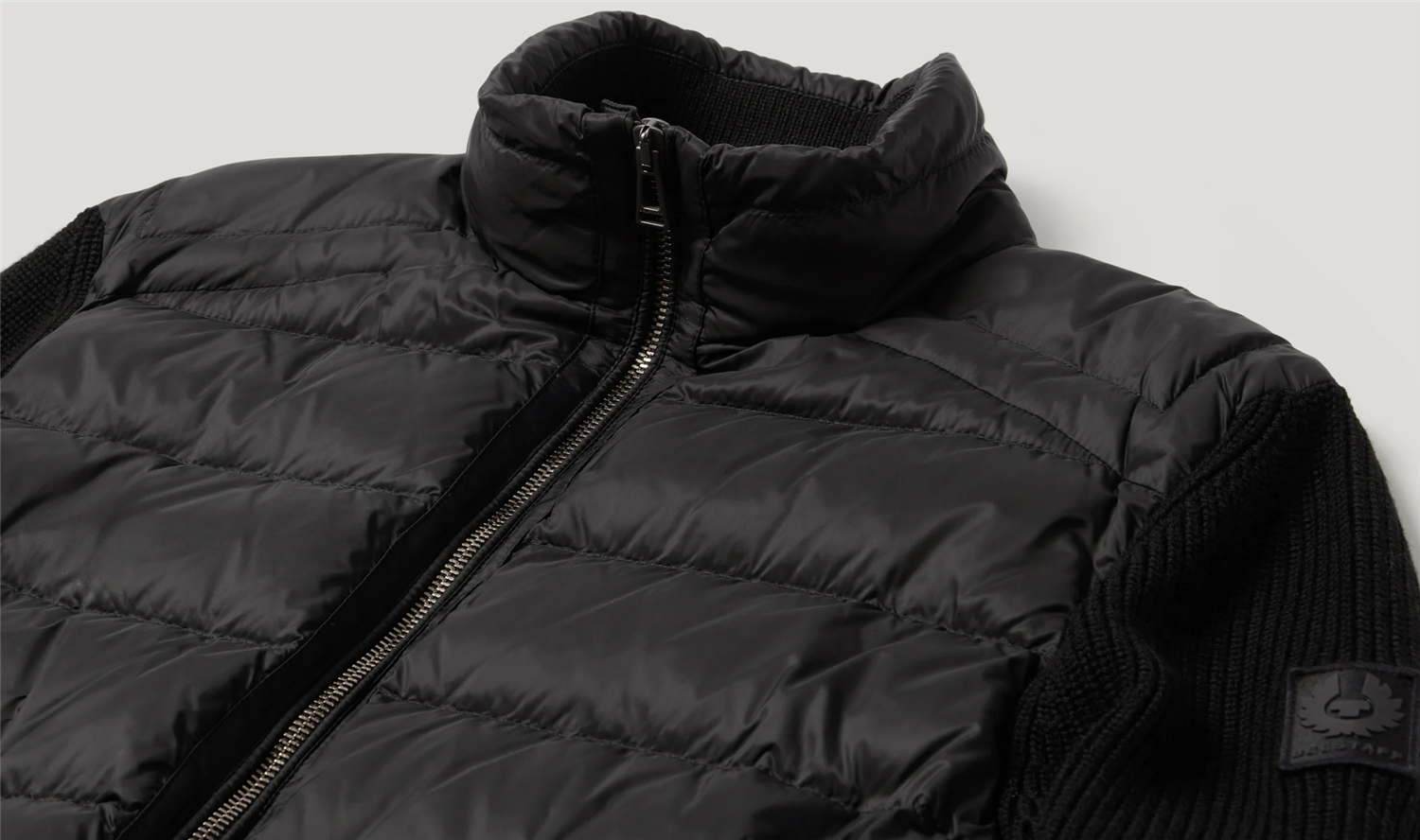 Compound Cardigan Down Black