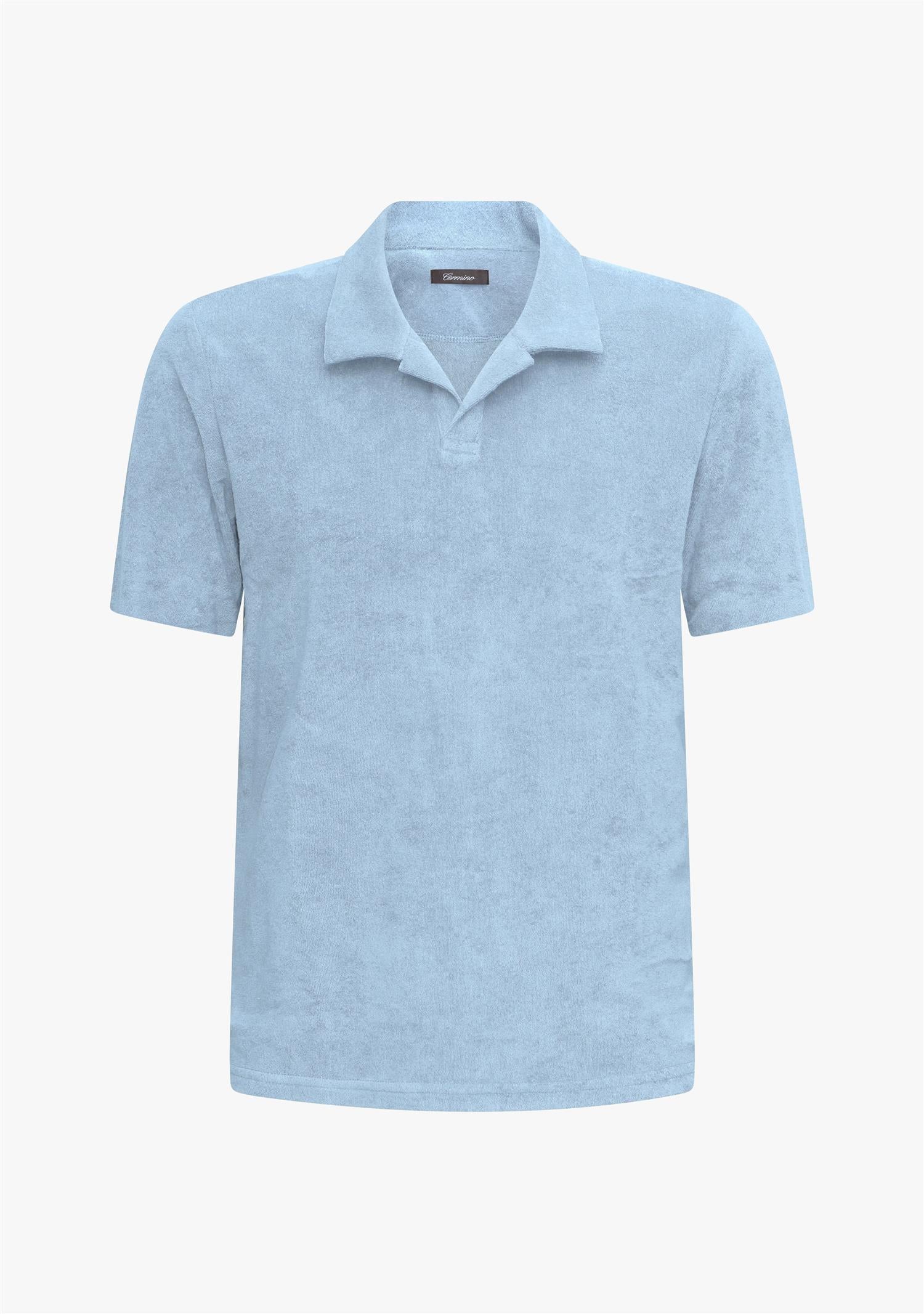 Riviera Terry Polo Short Sleeve Sky blue