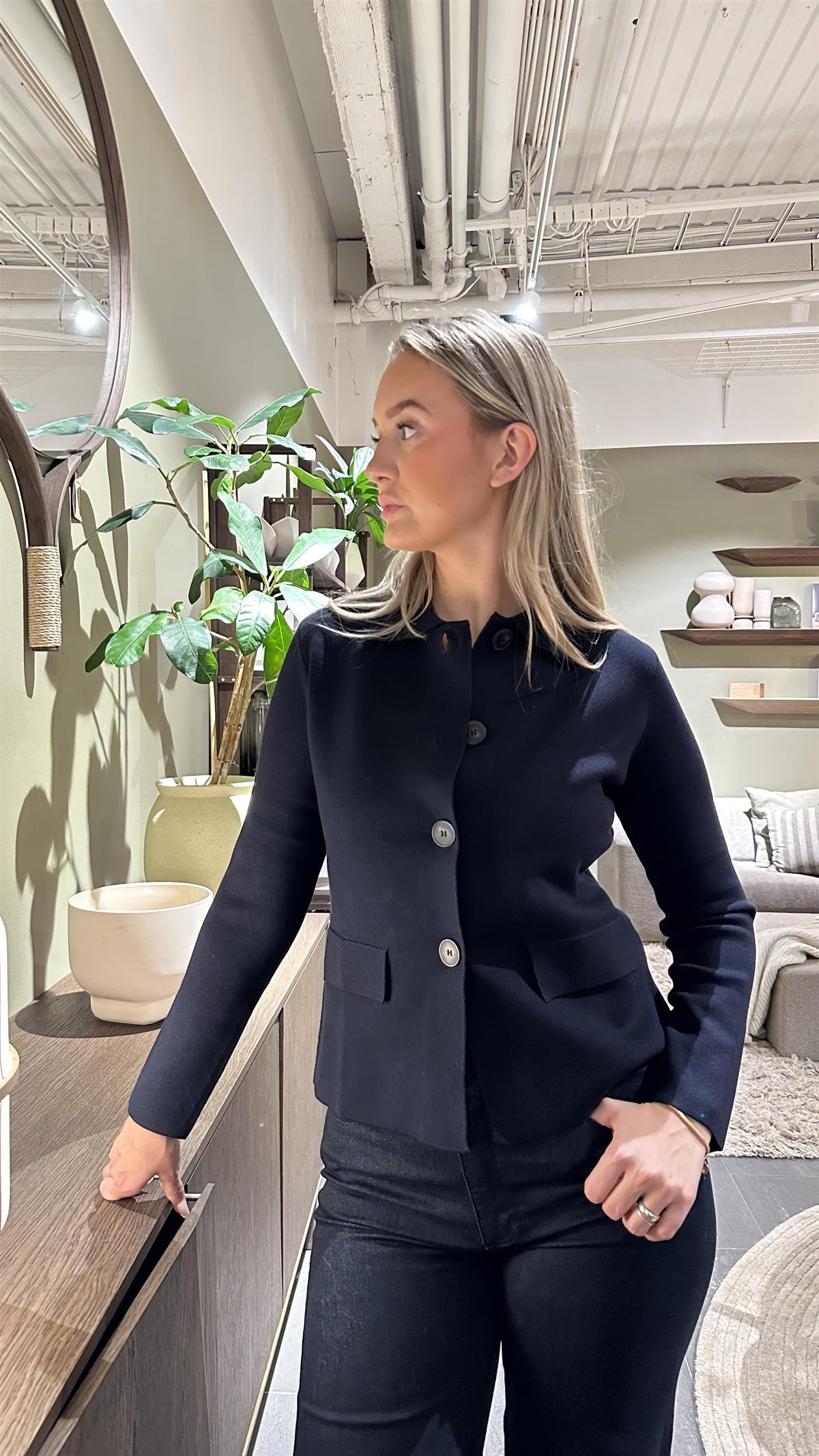 Fia Cardigan Navy