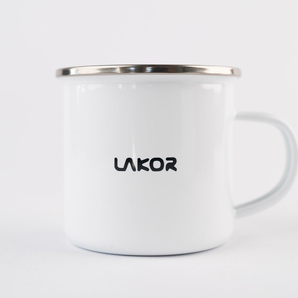 Uncensored Enamel Mug White