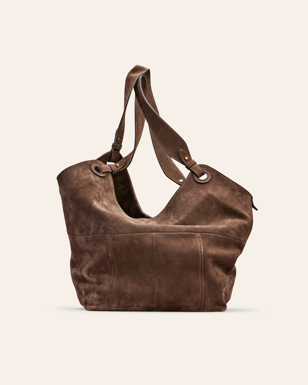 Soho Umber Sued Shoulder Bag