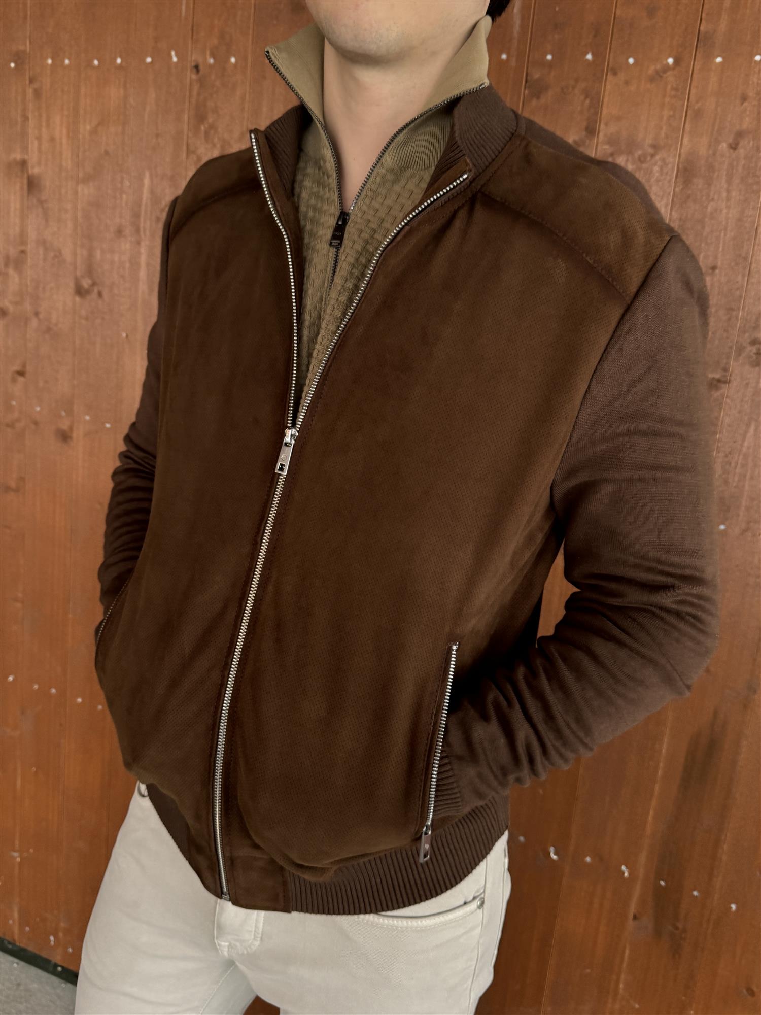 MS Ricardo Leater Hybrid Jacket