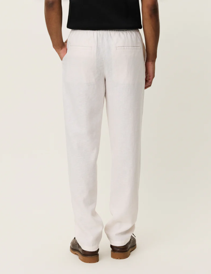 Patrick Linen Pants Eggnog White