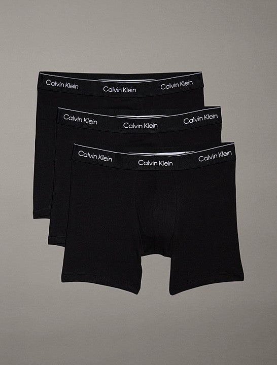 Boxer Brief 3PK Icon Cotton Stretch Black