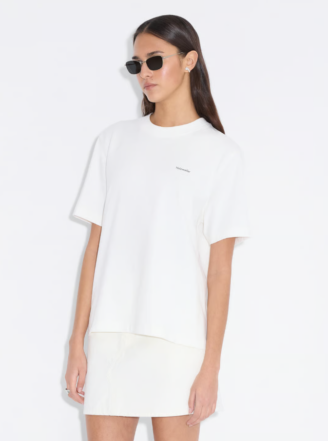W Relaxed Tee White