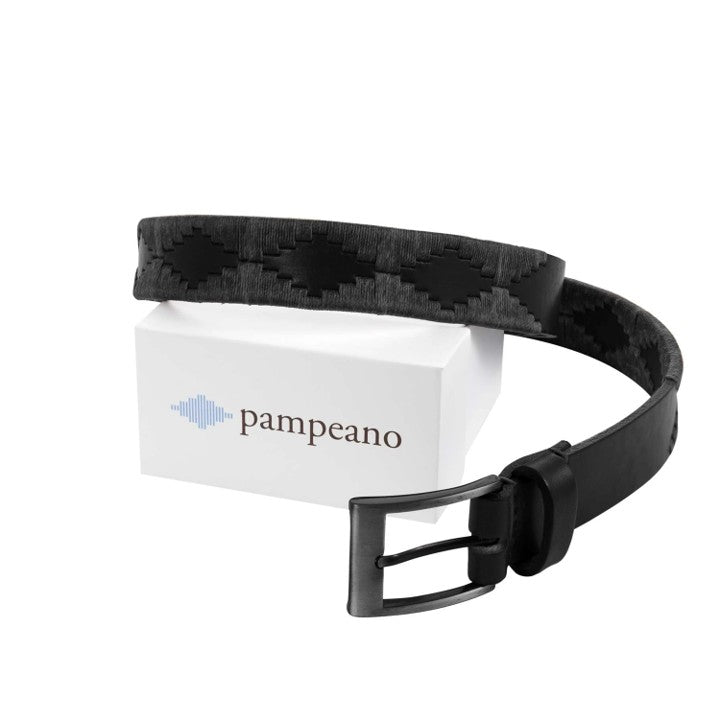 Bordado Black Label Belt Black