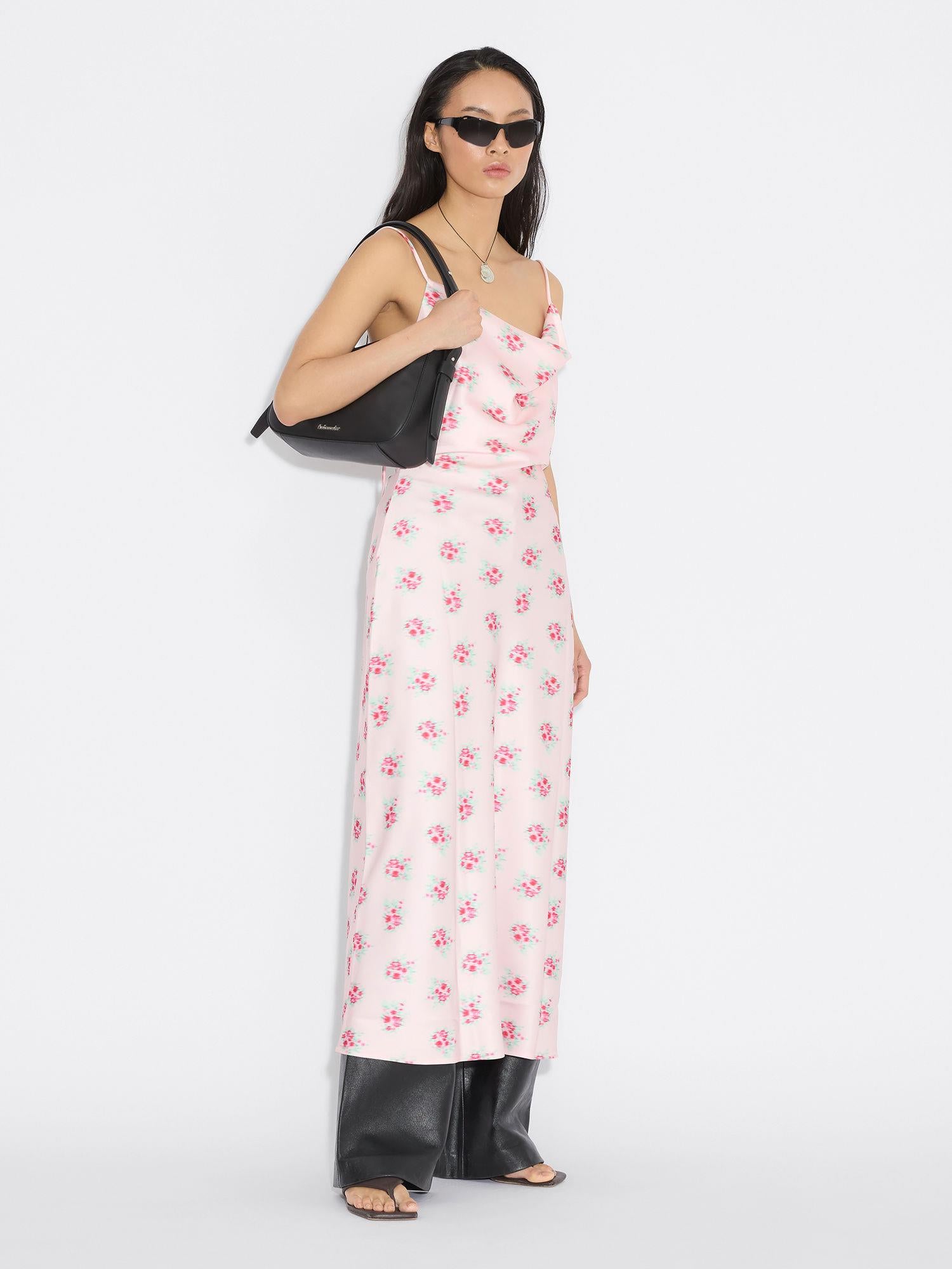 Eila Print Dress Lt Pink Mix