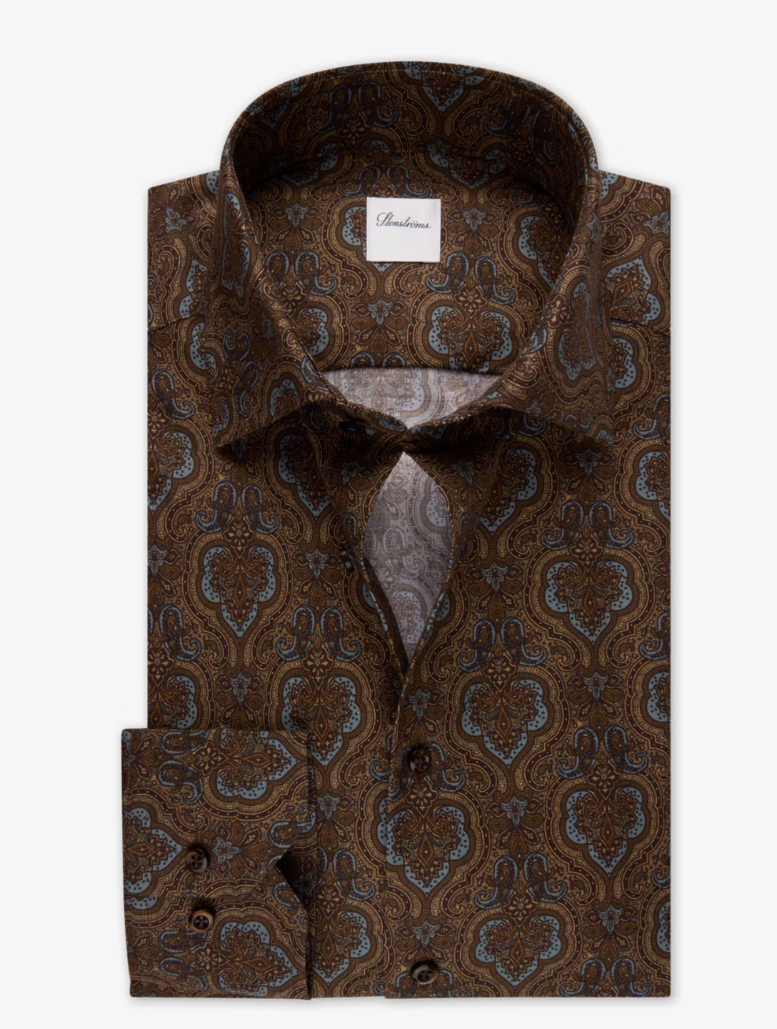 Brown pattern Regular Shirt