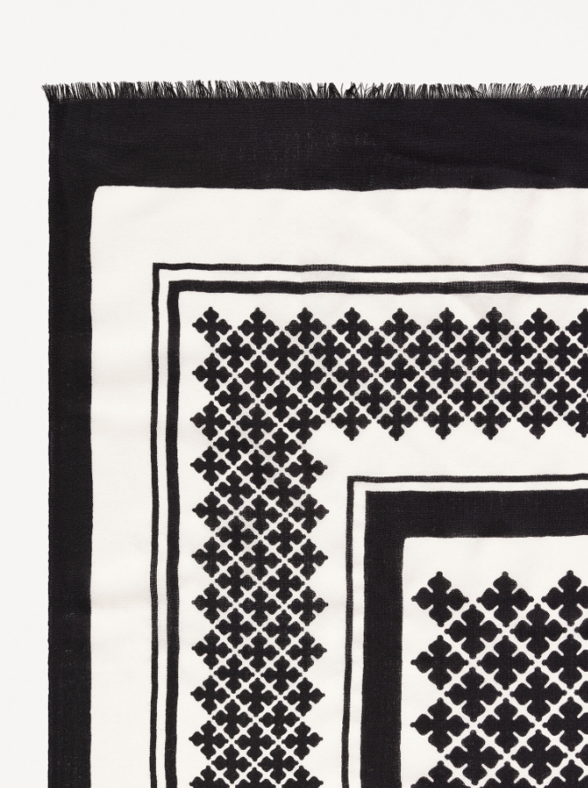 Julee Wool Scarf - Black