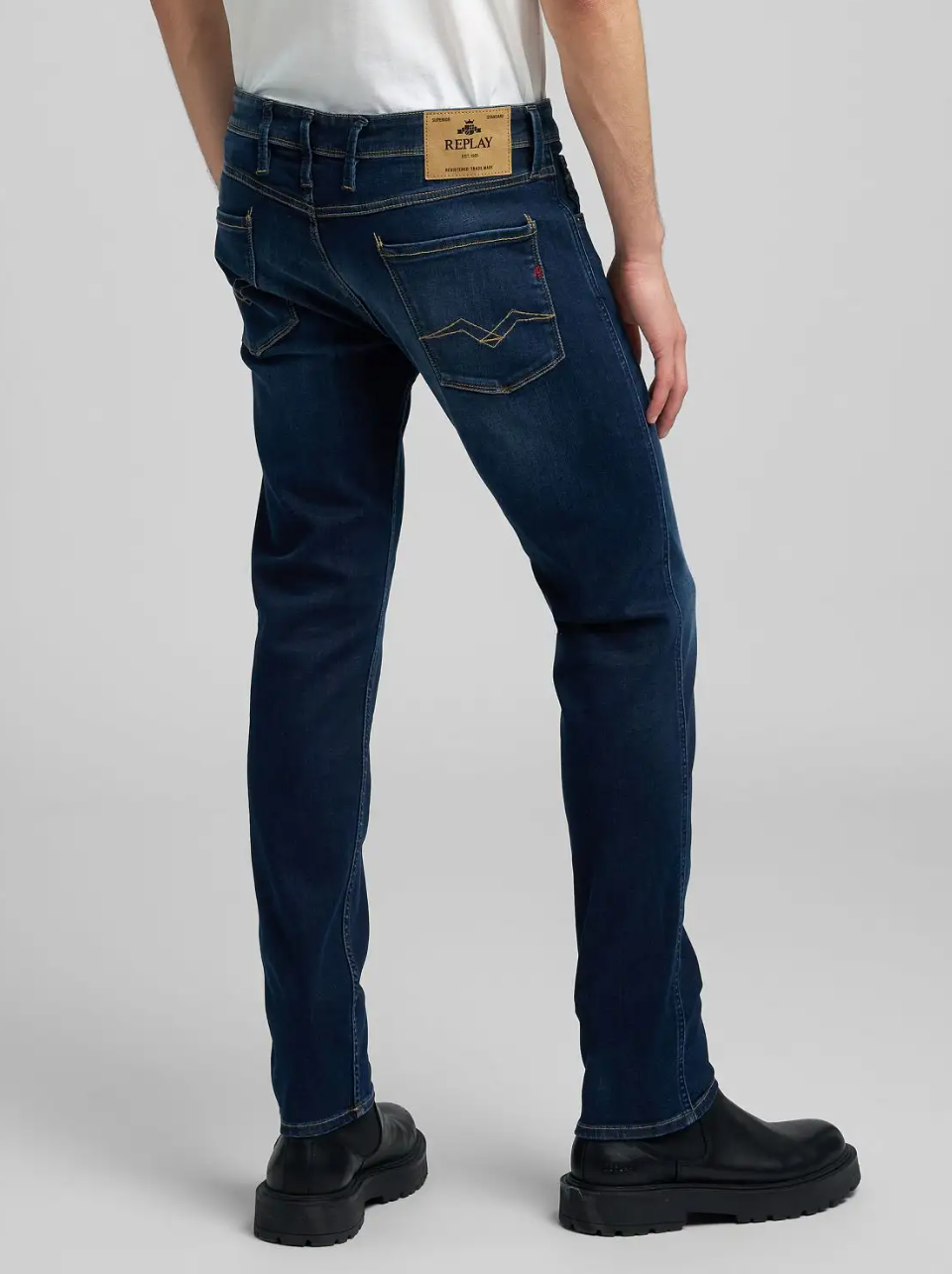 Anbass Power Stretch Slimfit Dark Indigo