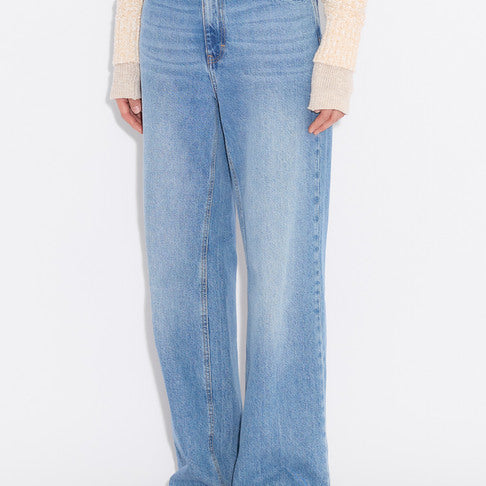 W Wide Jeans Light blue