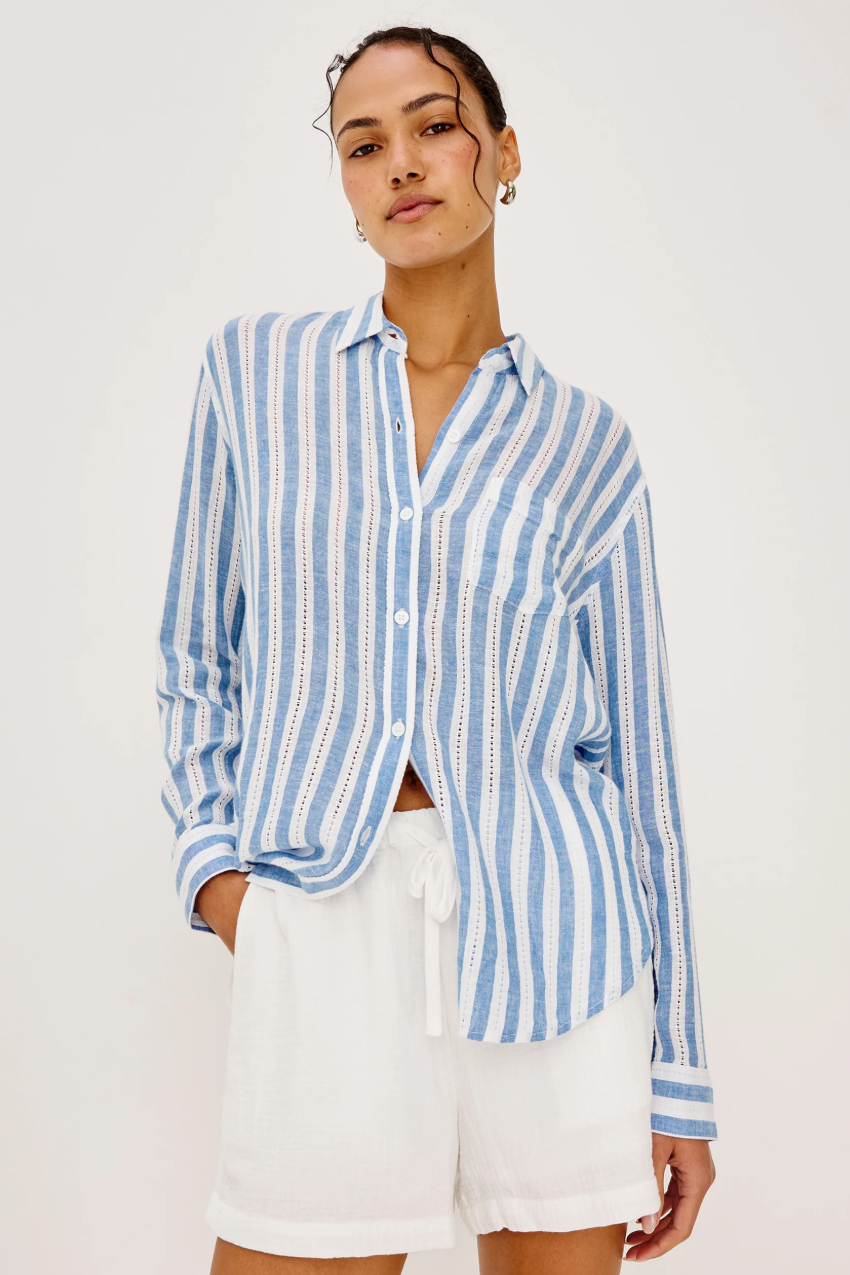 Charli Shirt Atlantis Stripe