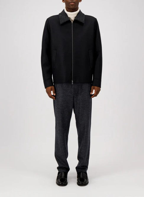 Golf Jacket Pressed Wool And Boucle