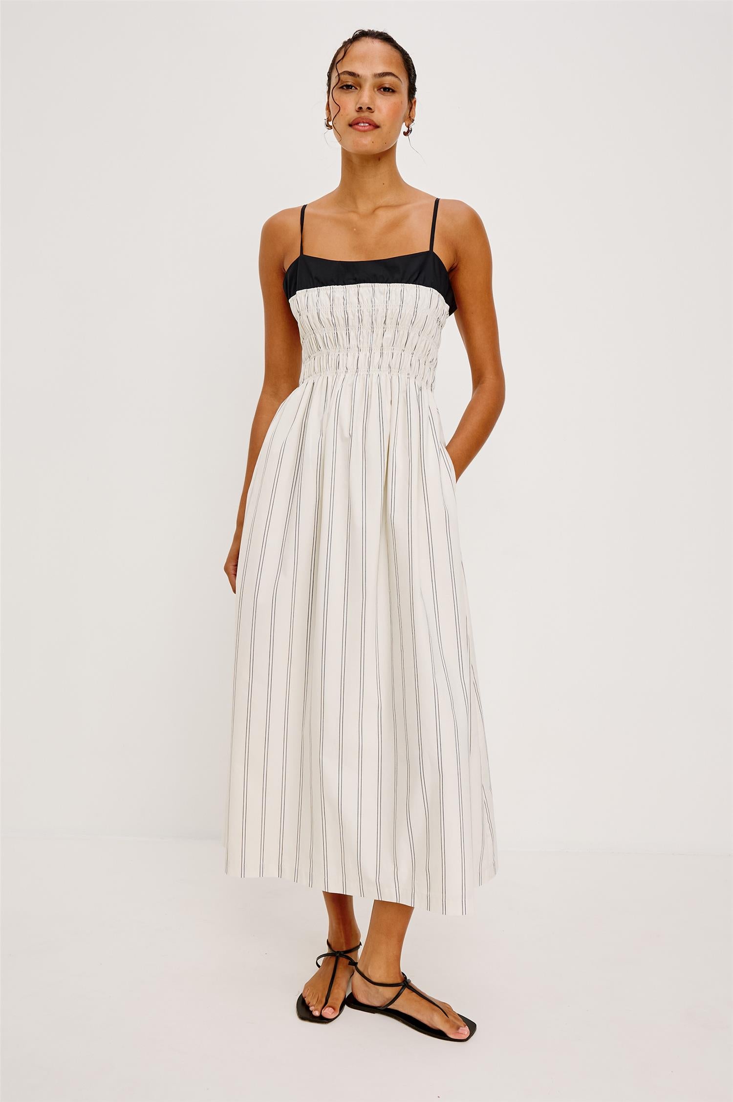 Primeroe Dress Palma Stripe