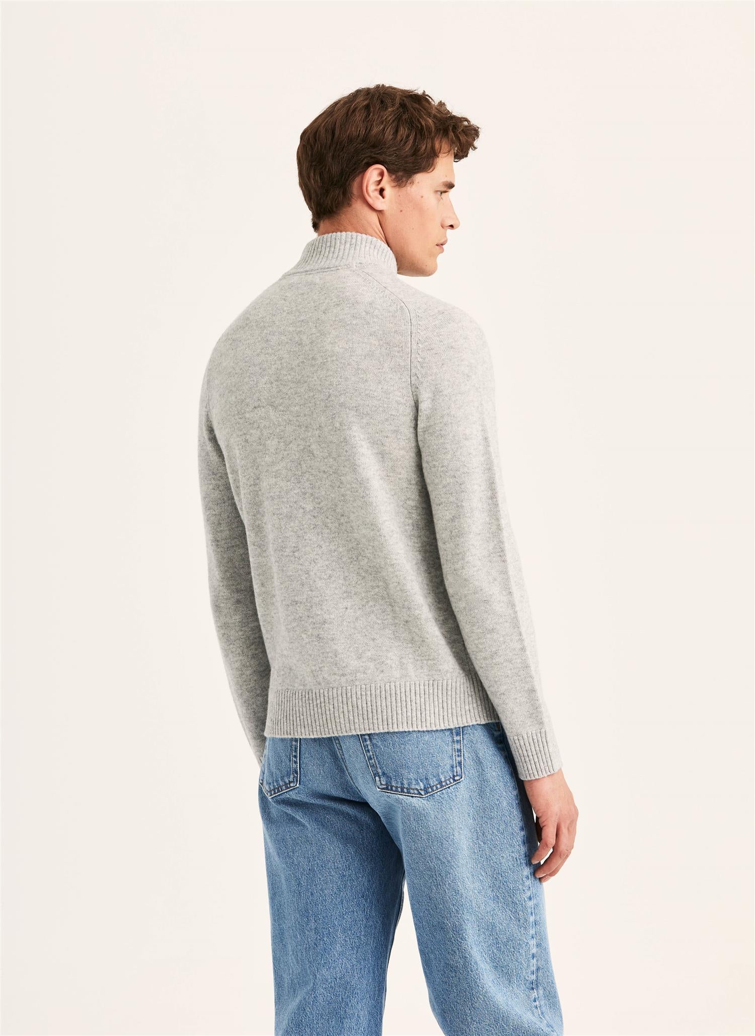 Hertford Halfzip Grey