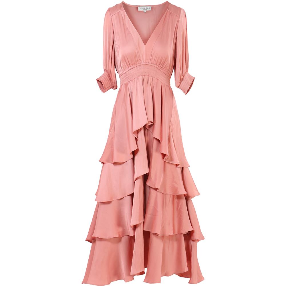 Milana Solid Dress Blush