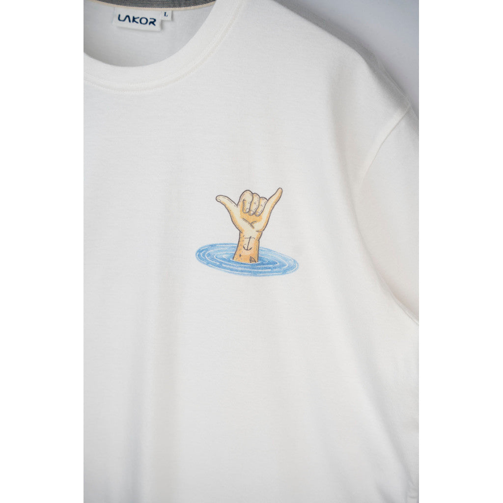 Back Attack T-shirt Star White