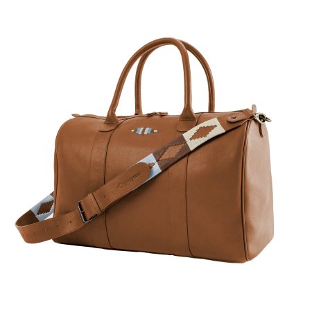 Varon Small Travel Bag Tan Leather