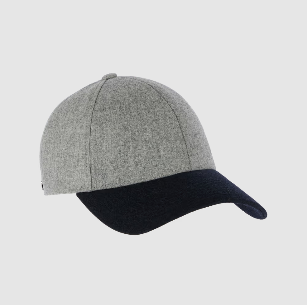 Legacy Structured Wool Clay Gray Dark Navy