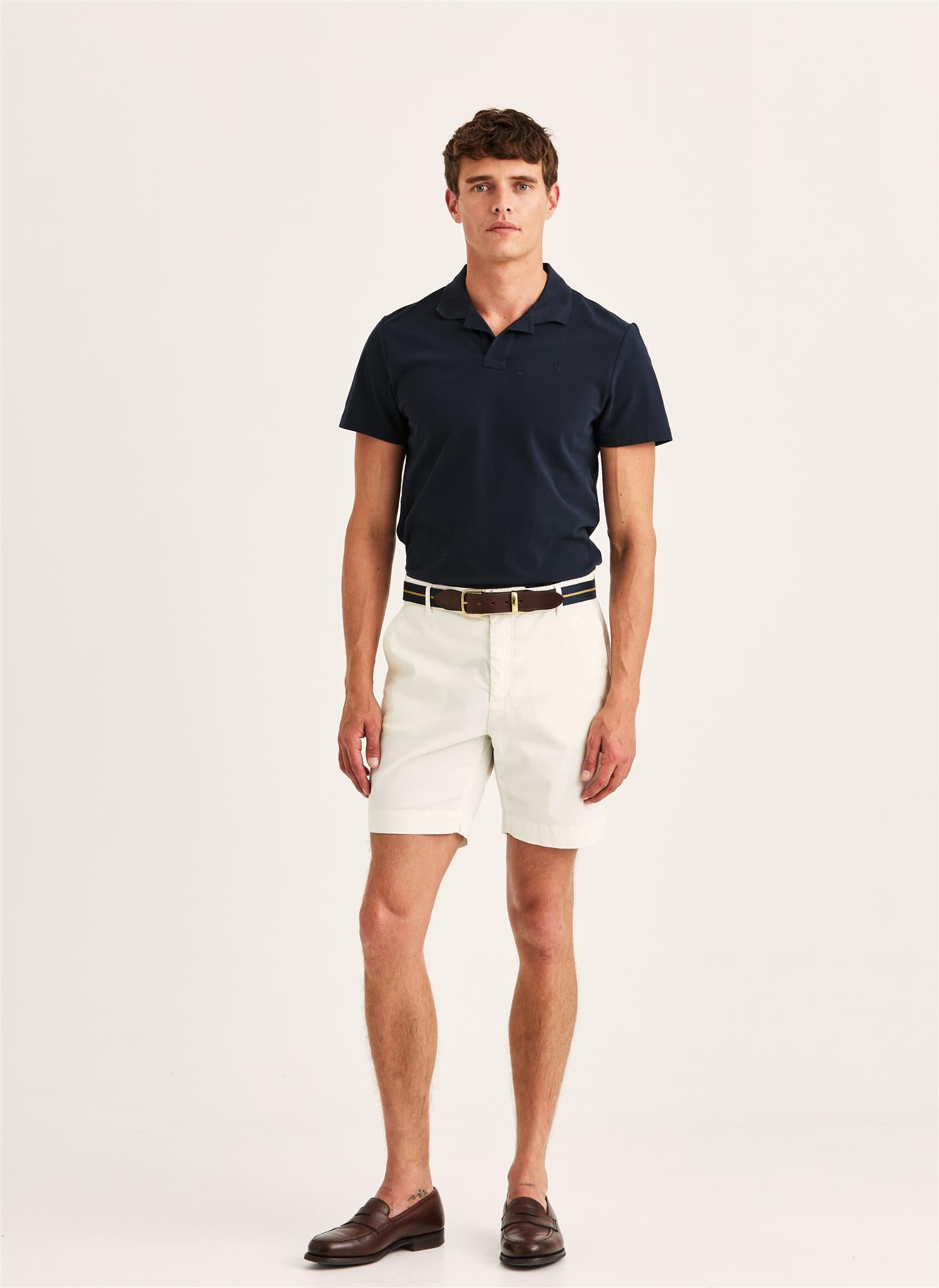 Jeffrey Summer Chino Shorts 7" Offwhite