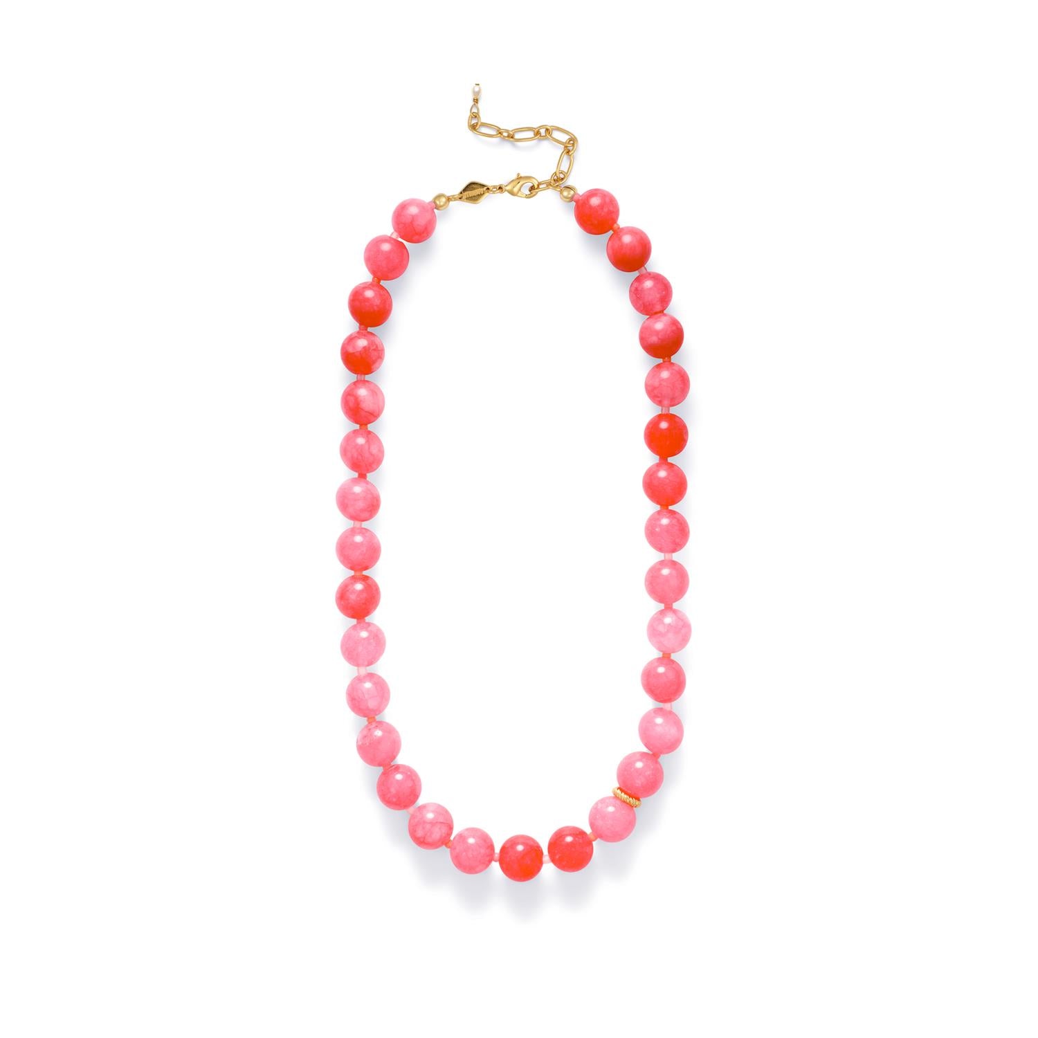 Ball Necklace-bubblegum