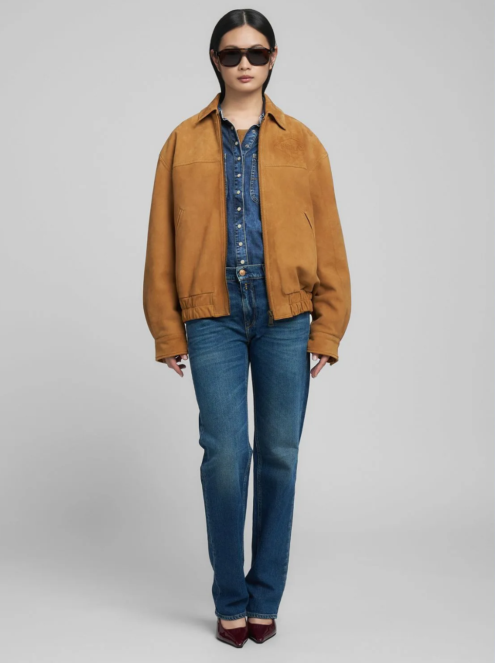 Akeme Straight-Fit Dark Blue