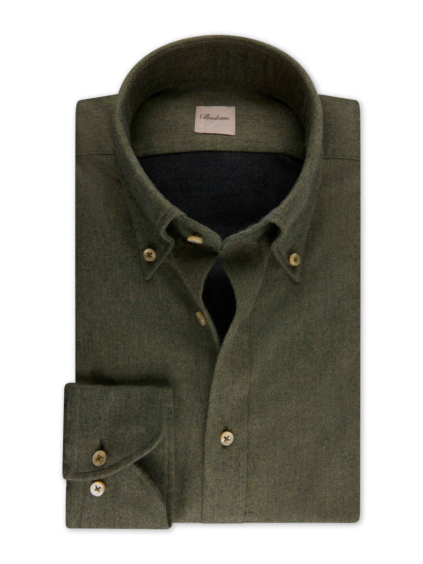 Flannel Regular Shirt Green