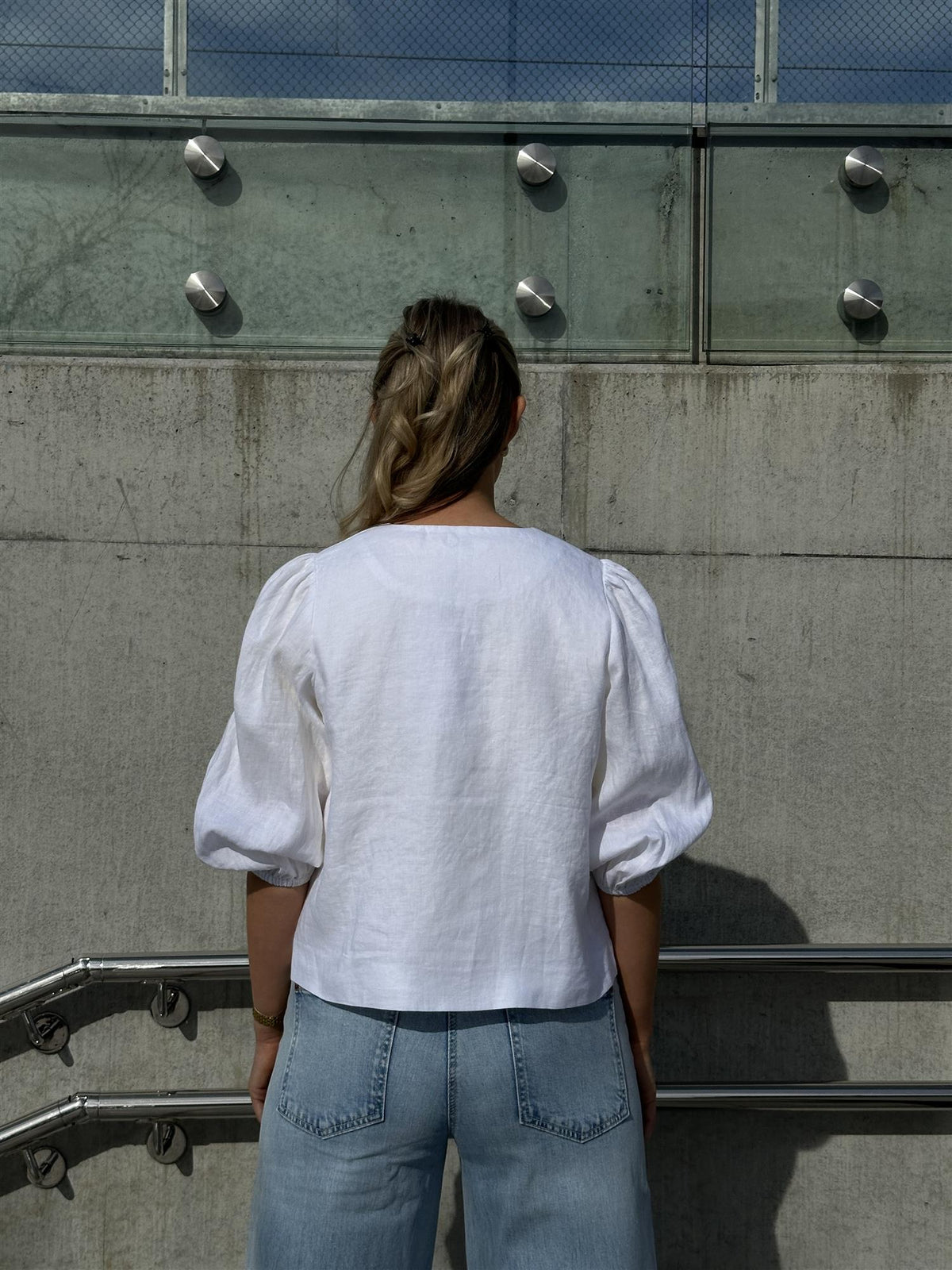 Vilde Linen Jacket White