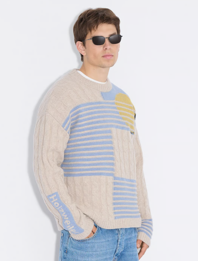 Retro Sun Crew Beige