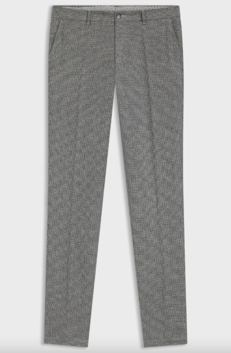Genius Micro Patterned Wool Pant