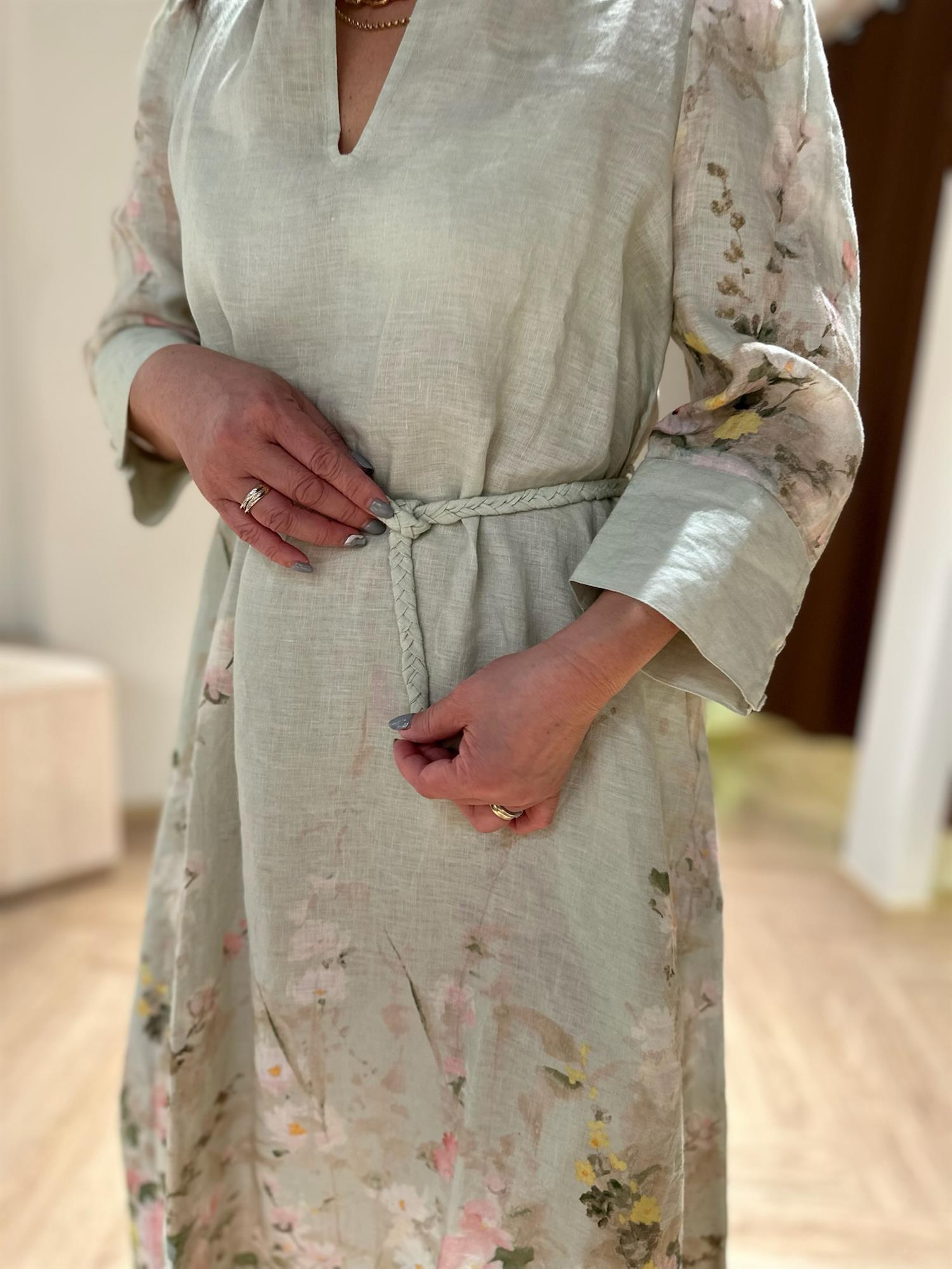 Linen Shift Dress Harmony