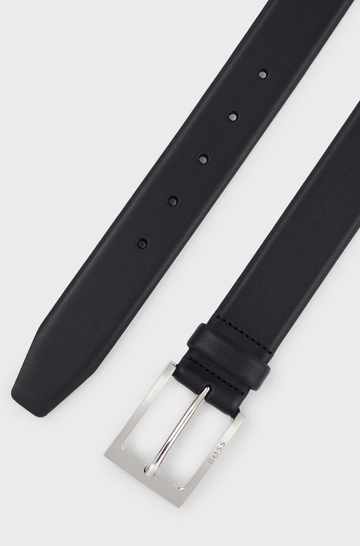 Barnabie Nappa Leather Belt Black