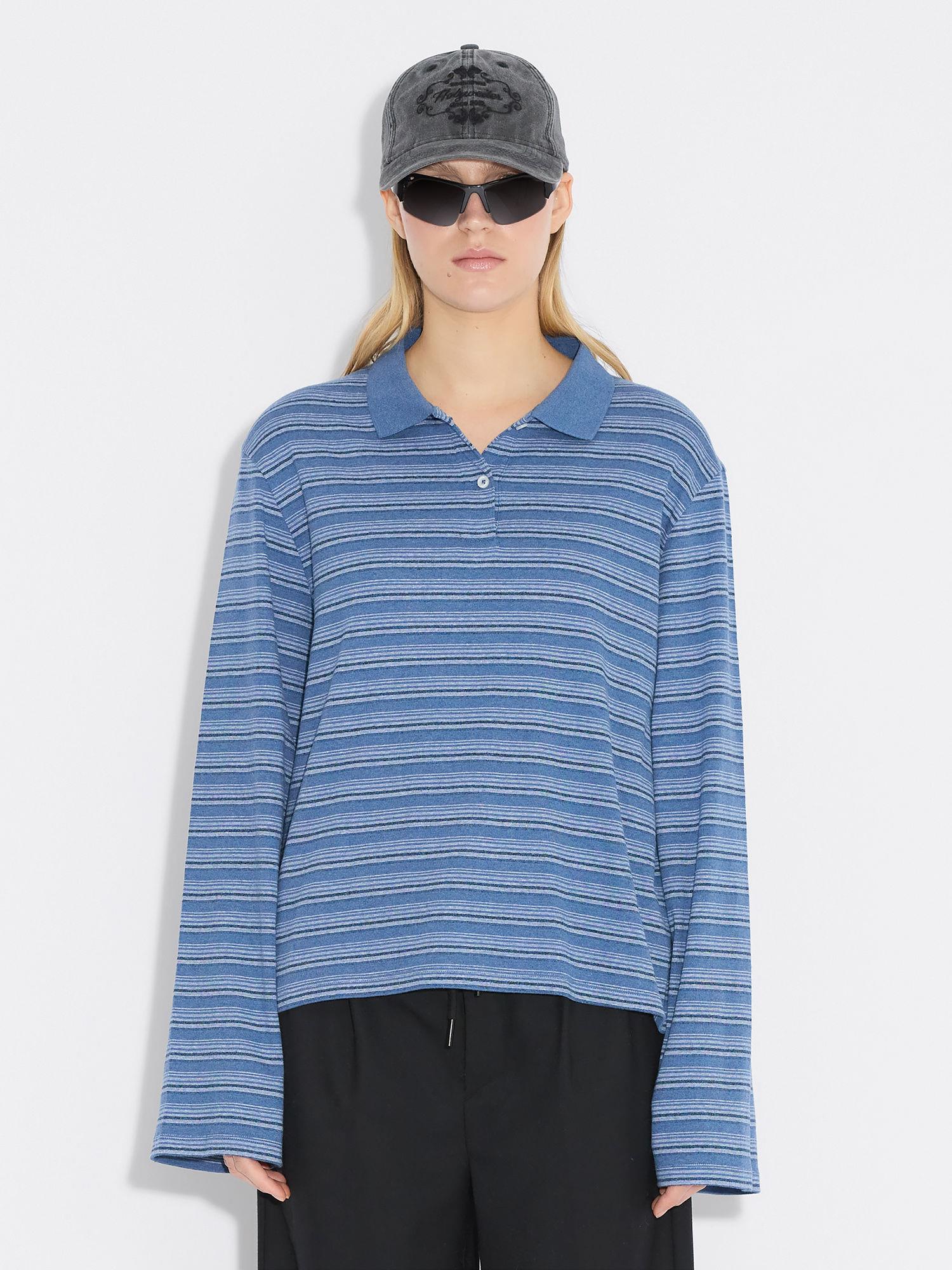 Sunny Polo Blue Stripe