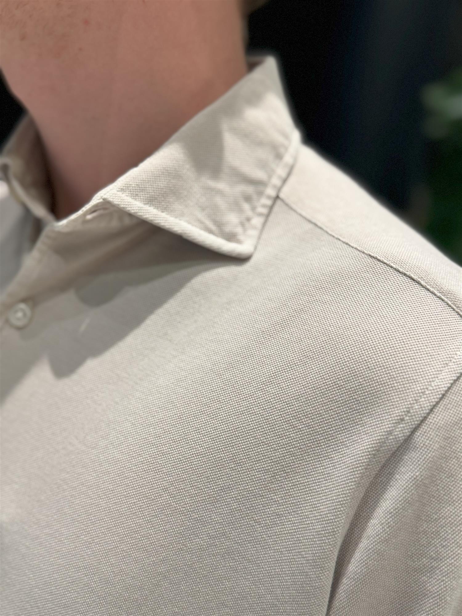 PIQUET SHIRT SAND
