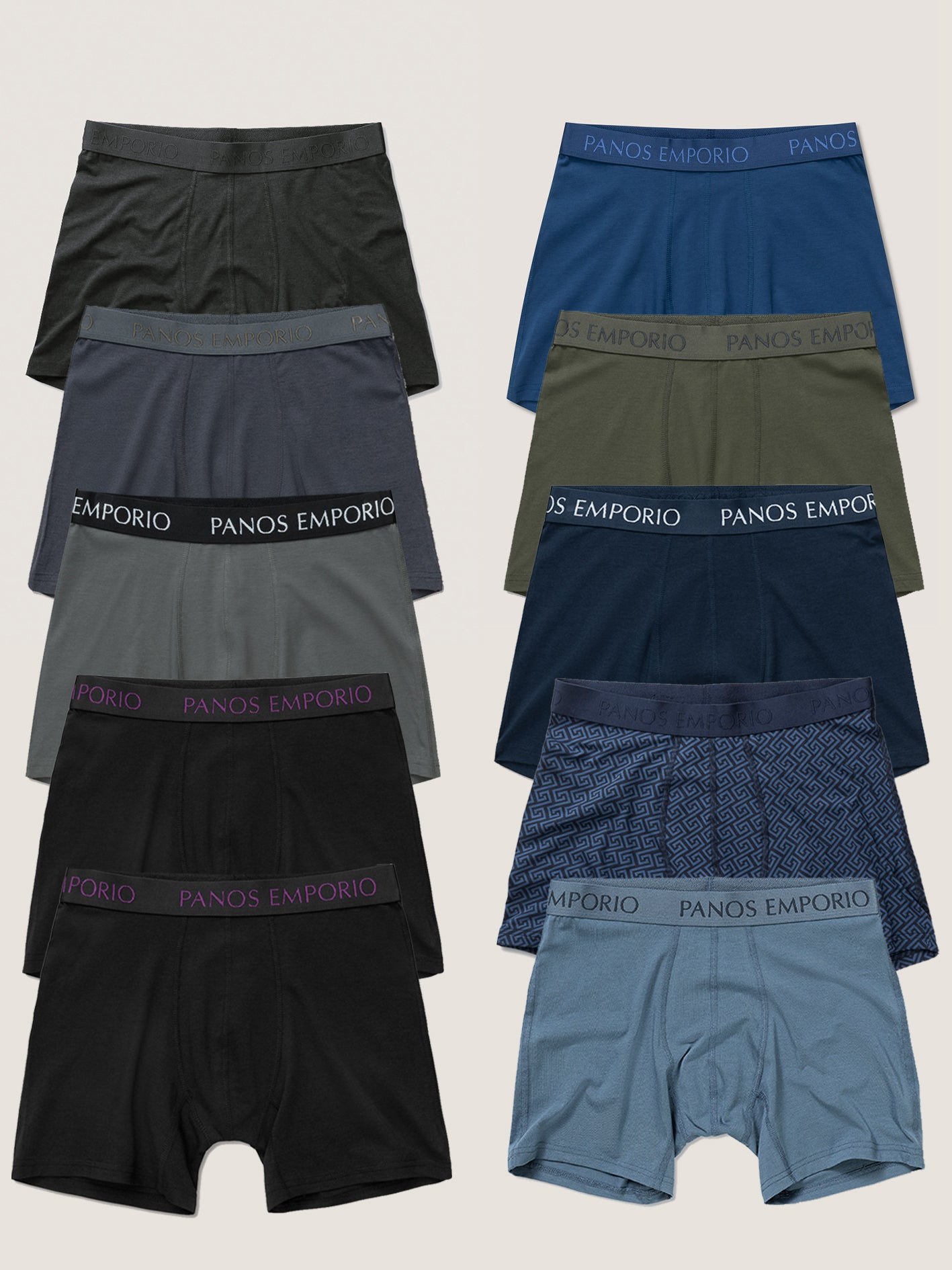 10pk Base Bamboo Boxer-997