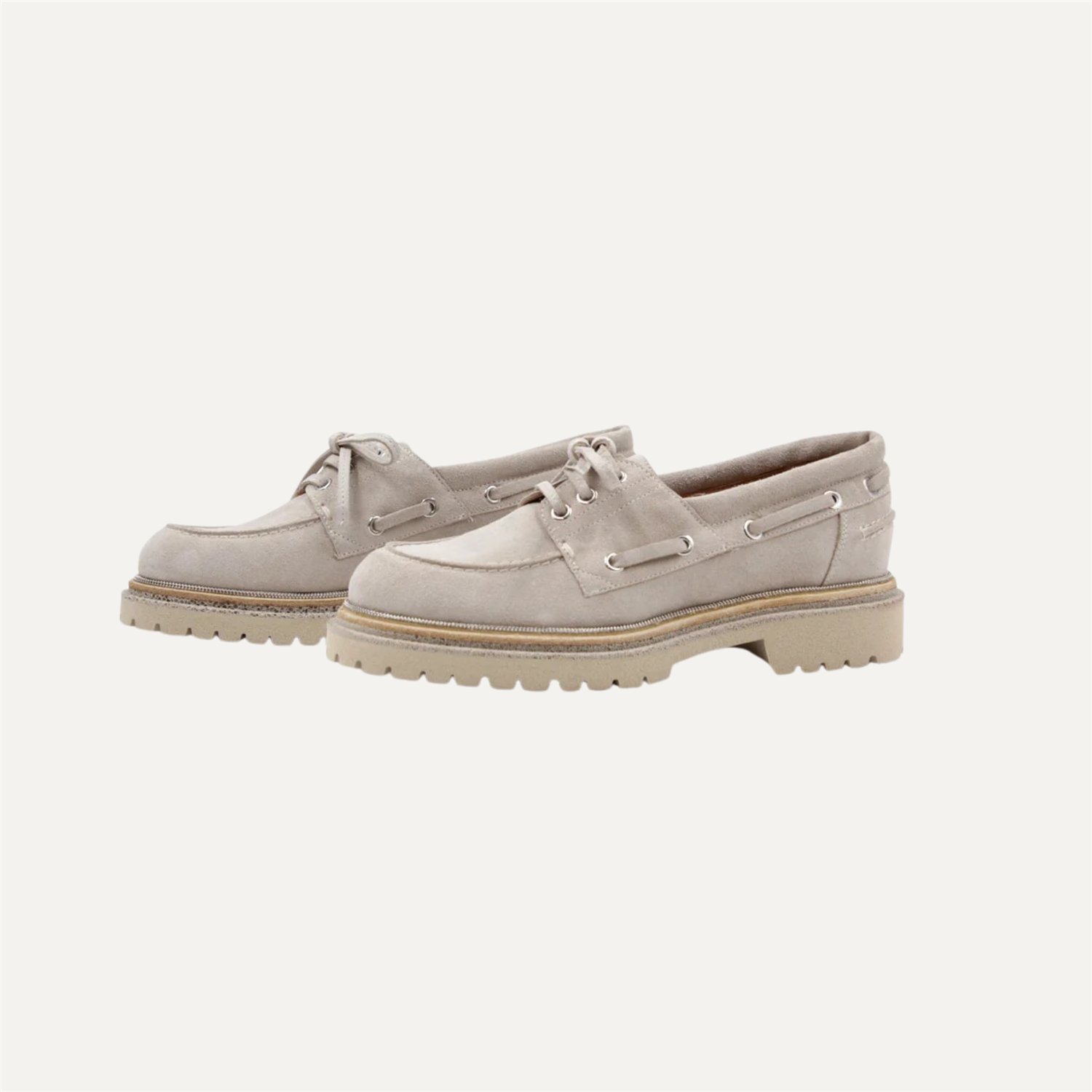 Sand Suede Boat Shoe