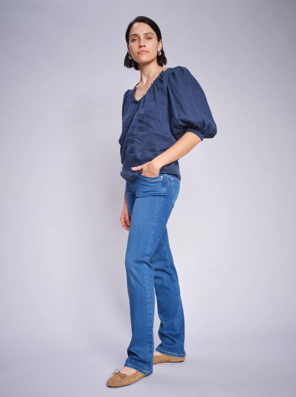 MMCarla Naomi Deluxe Jean Mid Blues