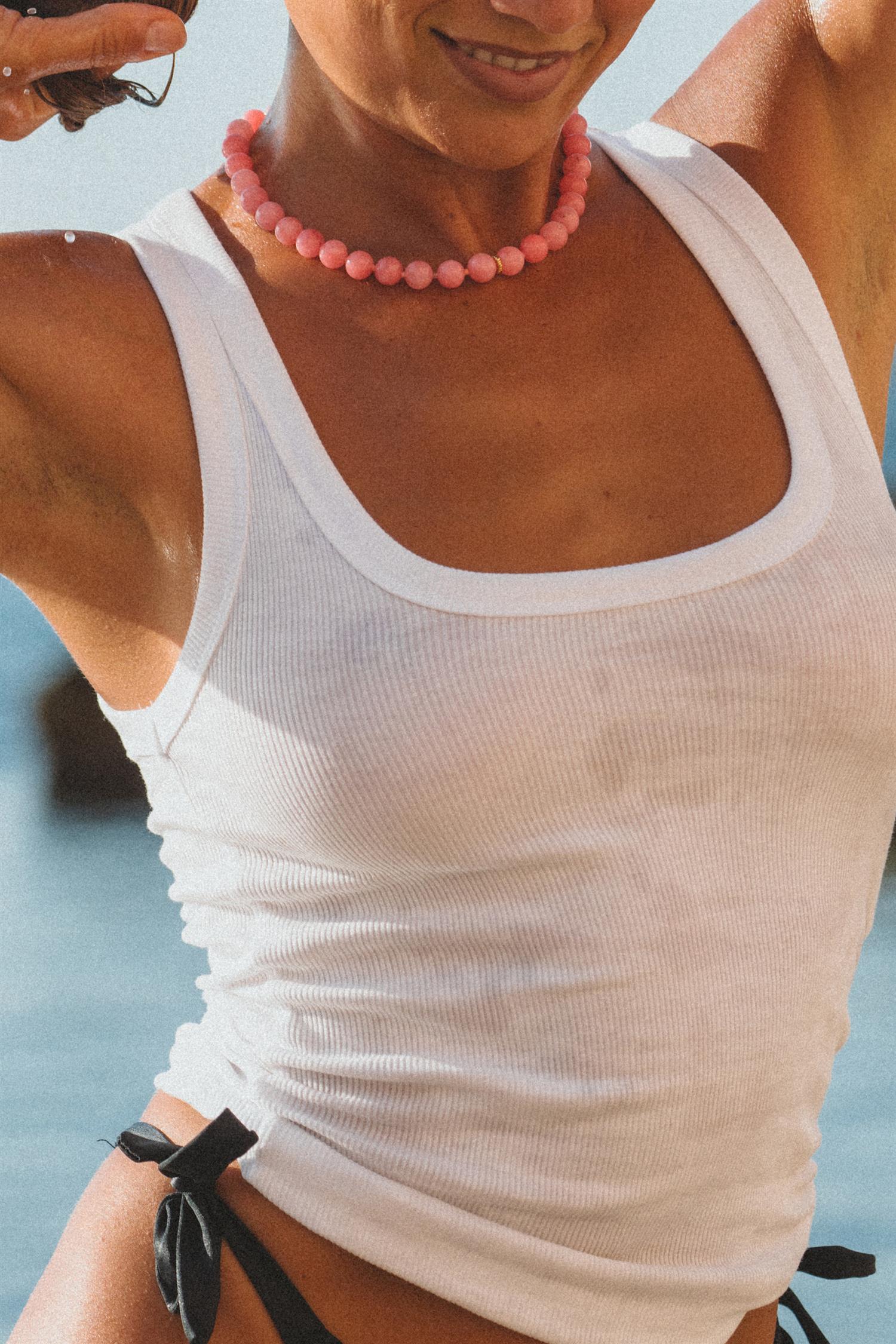 Ball Necklace-bubblegum