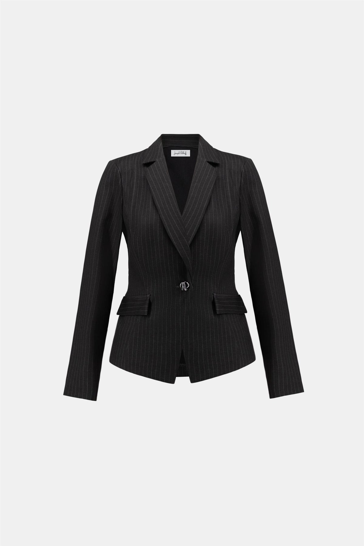 Pinstripe Fitted Blazer