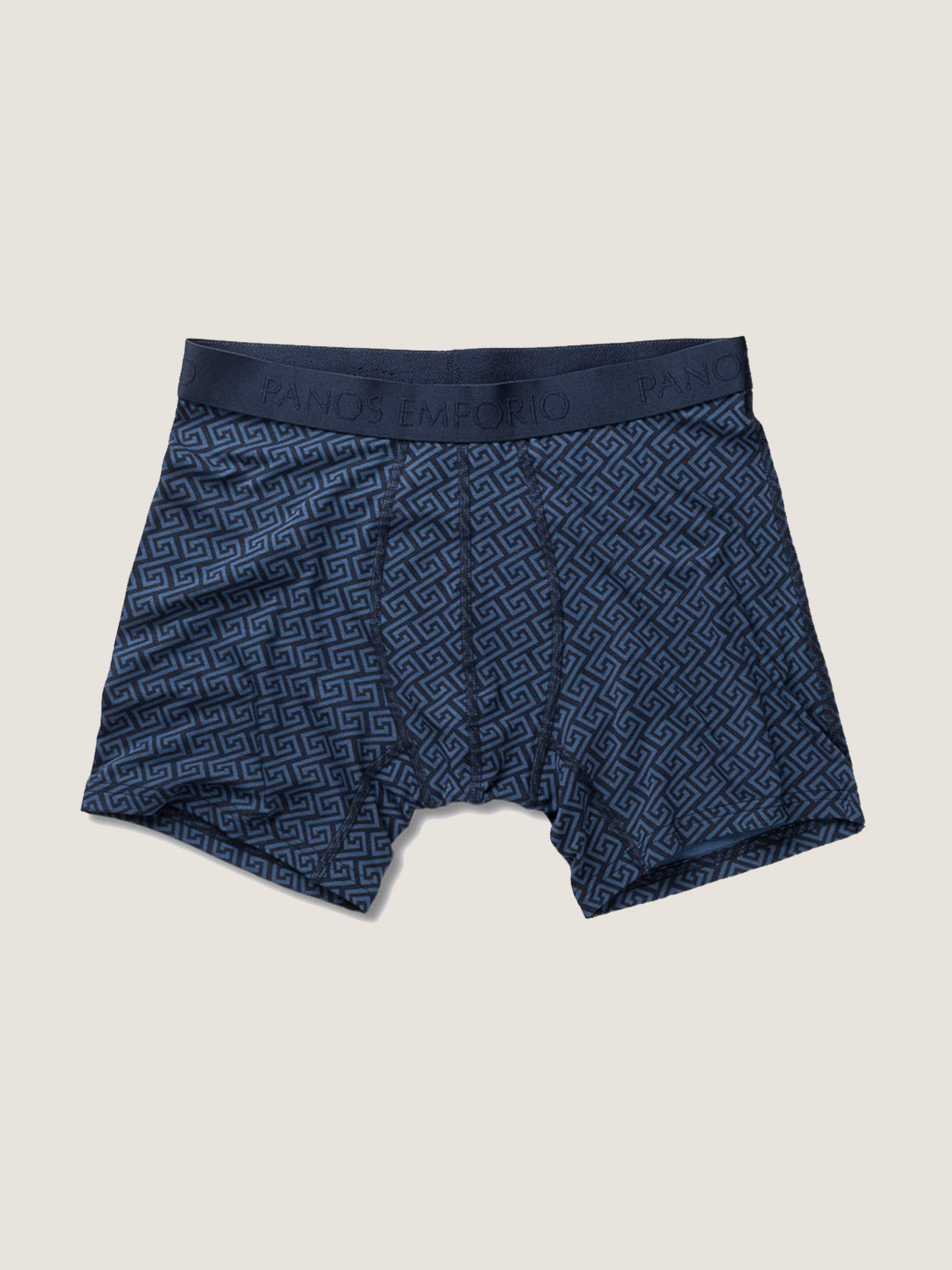 3pk Base Bamboo Boxer Poseidon/high tide/blue meander