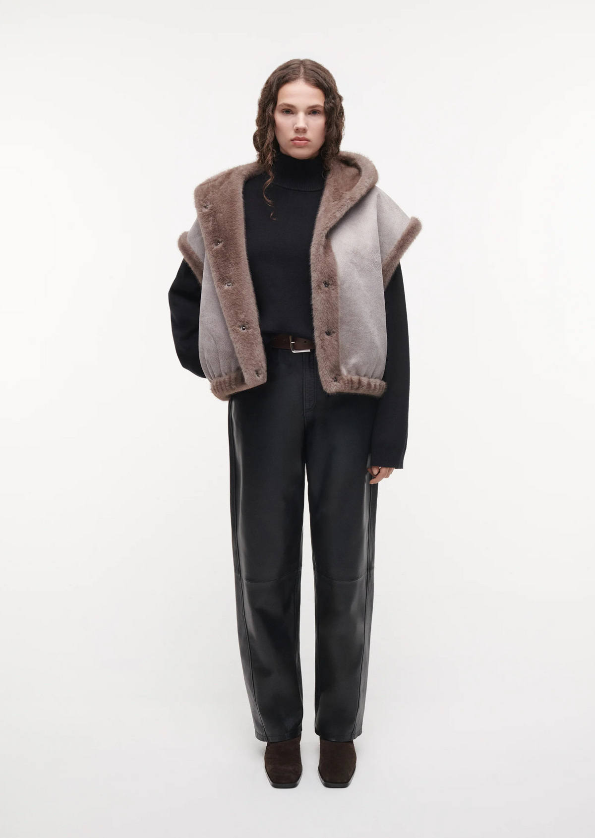 Olena Faux Mink Pebble