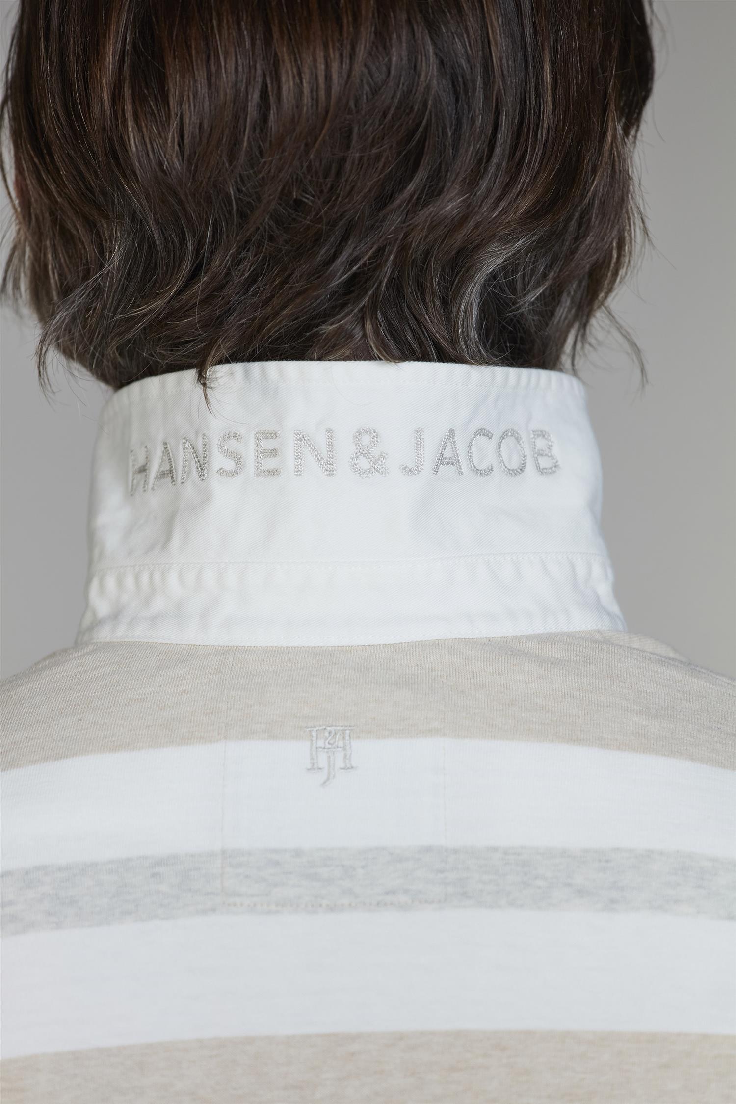 Y.D Stripe Back Rugger Sand