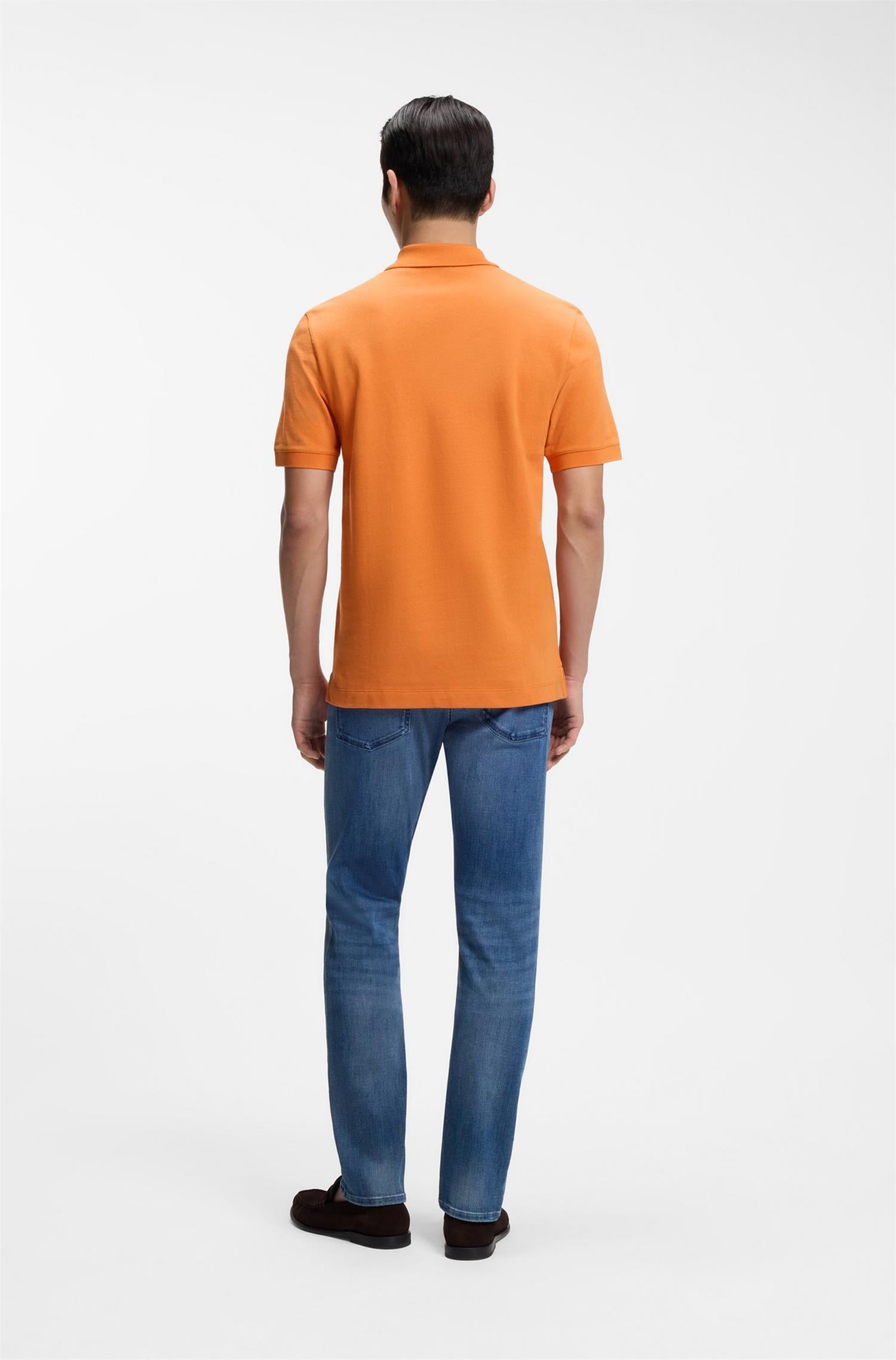 Pallas Piquet Polo Shirt Medium Orange