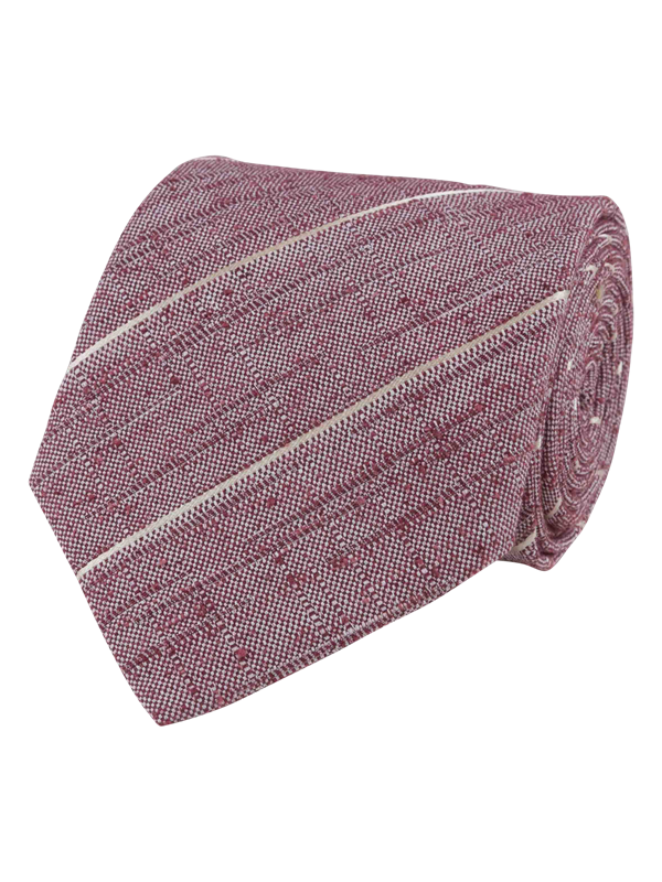 Burgundy Silk Tie